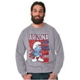 thumbnail image 5 of Arizona AZ Grand Canyon Cool Smurfs Sweatshirt for Men or Women Brisco Brands S, 5 of 6