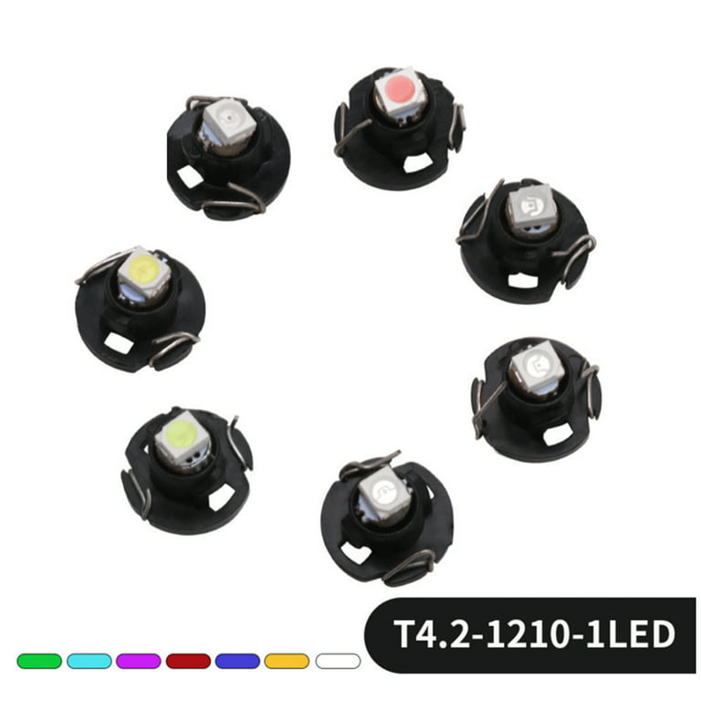 All Tachobeleuchtung LED 12V Socket B8.5D B85d B84d T3 T4, 2 T5 Ba7s White  Red