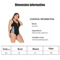 thumbnail image 2 of Traje de baño de una pieza de talla grande para mujer con cuello en V, traje de baño sexy para mujer Zhivalor CPB-CJZ2083-5, 2 of 6