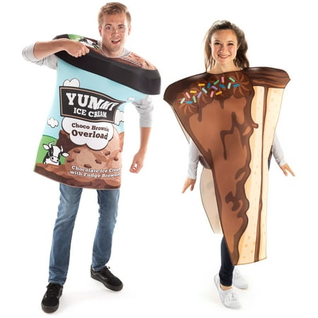 Cake & Ice Cream Couples' Costume - Cute Junk Food Halloween Outfits for Adults