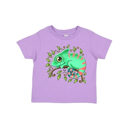 

Inktastic Tiny Cute Chameleon Gift Toddler Boy or Toddler Girl T-Shirt