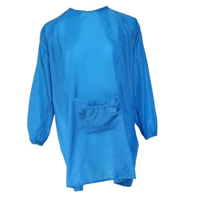 Capa de salón profesional impermeable de 1 pieza, capa de corte de peluquería, tela de , Azul Yuyangstore Delantal de peluquero
