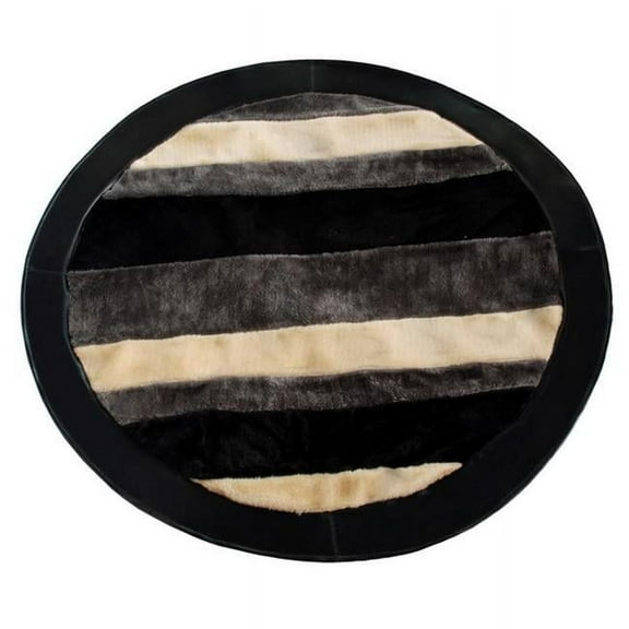 ONITIVA-RUG01056-CIR Onitiva - Vectoria Patchwork Rugs 35.4 by 35.4 inches