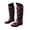 Purple, variant on Leeye 36 Size Black Casual Rain Boots Tall Non Ready Slippery Everyday Wet Weather for Outdoor Water