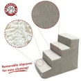 thumbnail image 3 of Majestic Pet Villa Pet Stairs 4 Steps Vintage Machine Washable Removable Cover 24" x 16" x 20", 3 of 5