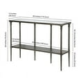 thumbnail image 5 of Pemberly Row Modern Vintage Aged Steel and Gray Metal Console Table, 5 of 10
