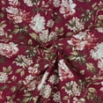thumbnail image 5 of Better Homes & Gardens 54 inch Width 100% Cotton, Traditional Floral Merlot, 8 Yards by the Bolt, 5 of 7
