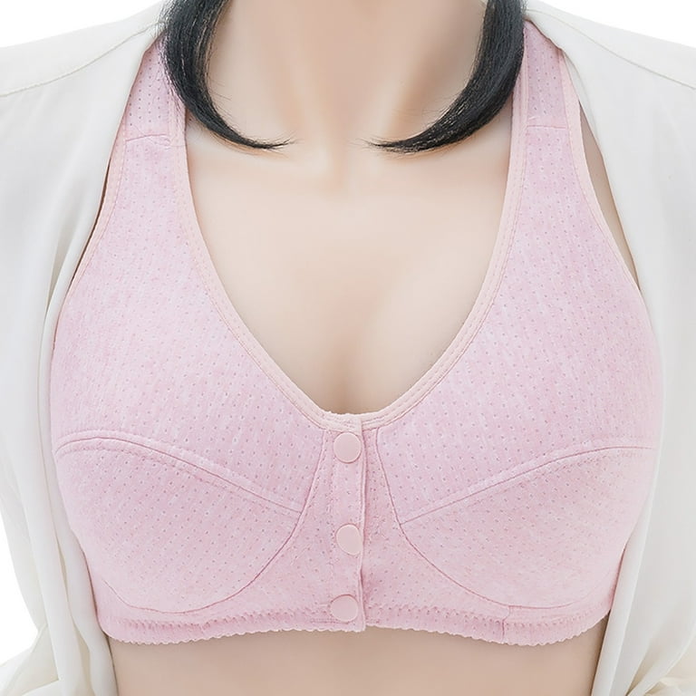 Ketyyh-chn99 Bras for Women Push Up 2024 Underwear Sports Bra Set Women  Fashion Casual Breathable Top Bra Underwear Pink,40 