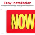 thumbnail image 5 of KAKOWELY open house signs 1 Set Now Open Banner High Visibility Opening Sign Large Outdoor Hanging Opening Banner Open Flag Grand Opening Banner for Shop with Rope, 5 of 5