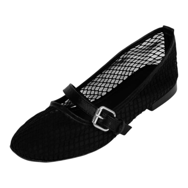 Mary jane Exterior Textil Color Negro Para Mujer De RBBASICS