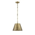 thumbnail image 2 of Savoy House 7-132-1-322 Alden 1 Light Warm Brass Pendant (12" W x 9"H), 2 of 4