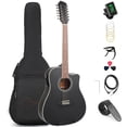 thumbnail image 1 of Jidyous Docerola Aguanta cuerdas pares 4/4 Guitarra Electroacústica 12 cuerdas con bridge doctor, co, 1 of 9