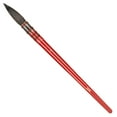 thumbnail image 1 of Pincel de acuarela, punta de pelo de ardilla, mango rojo, lazo de mano, círculo de hierro, suministro de artista acrílico, rojo No. 7, 1 of 12
