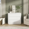 thumbnail image 2 of Evolur Maddox 3 Drawer Chest, Weathered White, 2 of 5