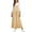 Beige, variant on Women Cotton Linen Overall Dresses Summer Casual Bib Jumper Dress Adjustable Straps Boho Maxi Dress with Pocket