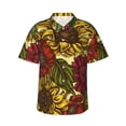 thumbnail image 1 of Balery Sunflower Camisas hawaianas de manga corta para hombre, camisas playeras de corte holgado, camisas de vacaciones con botones,Medium, 1 of 7