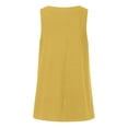 thumbnail image 6 of Hessimy Womens Scoop Neck Tank Tops Sleeveless Camisole Stretch Casual Basic Slim Fit Cami Tee Shirts(Yellow,M), 6 of 8