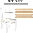 thumbnail image 3 of Chair Covers Stretch Chair Covers For Dining Room Solid Color Chair Protector Covers Slipcover Parson Chair Covers, 3 of 7
