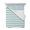 thumbnail image 7 of Boho Turquoise Stripe Twin XL Size Down Alternative Comforter,Lightweight Comforter Quilt Bedding Set with Pillow Shams Abstract Geometric White Minimalist Bed Comforter Duvet Insert 68"x98", 7 of 7