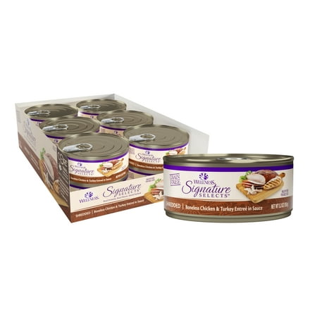 UPC: 0076344050605 | Wellness CORE Signature Selects Wet Cat Food Shredded Chicken & Turkey in Sauce 5.3oz (Pack of 12)