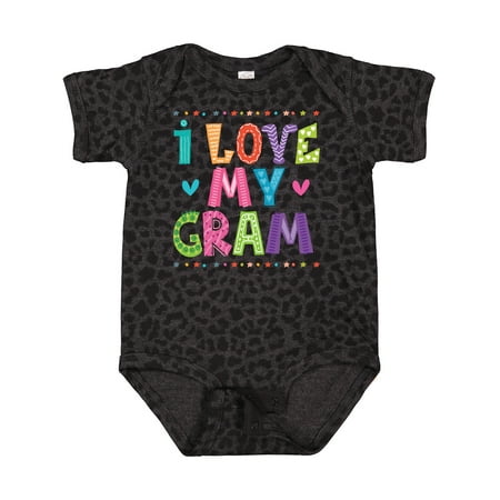 

Inktastic I Love My Gram for Grandkids Gift Baby Girl Bodysuit