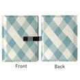 thumbnail image 2 of Premium Faux Leather Notebook - Refillable, Multi-Functional Organizer, 23.3x17cm, All-Season Use，Blue Grid, 2 of 6