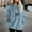 A390 Blue, variant on LEKWK Fleece Hoodies for Women Pullover Love Heart Printed Sherpa Sweatshirts Long Sleeve Fuzzy Hooded Drawstring Coay Winter Clothes with Pocket
