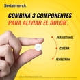 thumbnail image 3 of Analgésico Sedalmerck con Paracetamol Blister con 20 tabletas, 3 of 5