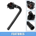 thumbnail image 3 of Manguera de refrigerante del radiador Unique Bargains No.11537600586 para BMW Serie 1 118i 2012-2013 2015 Negro de goma, 3 of 6