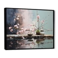 thumbnail image 2 of Designart "Zen Garden Asian Painting II" Asian Art Floater Framed Canvas Print, 2 of 7