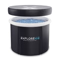 thumbnail image 2 of Explore Ice Bath Pro Max XL Athlete Cold Bath Tub, 2 Pack, Black/White, 2 of 10