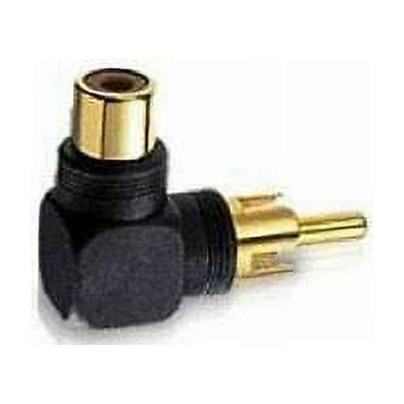 Right Angle Adapter RCA Male to RCA Female