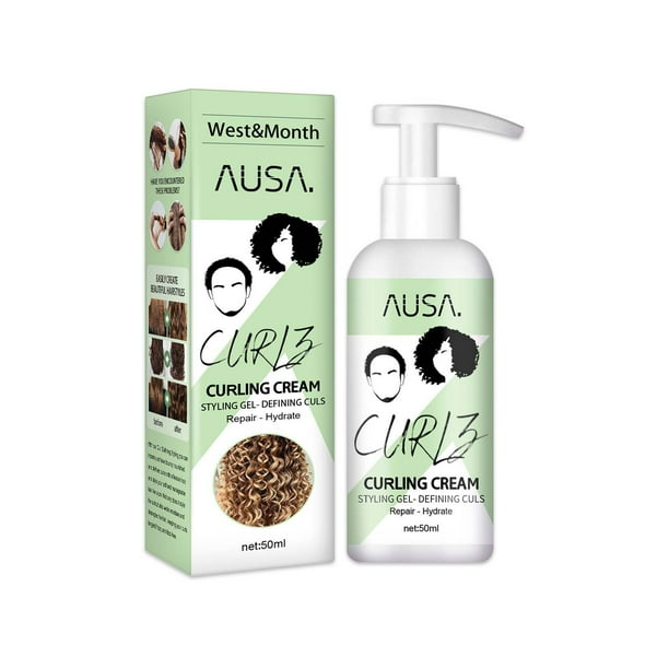 Productos para el cuidado del cabello Cabello rizado Elastina Hidratante Cabello rizado Peinado Elástico Fortalecedor Suaviza el cabello Frizz y cuidado del cabello Acondicionador 50 ml Acondicionador