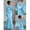 Blue-M, variant on Elegant Blue Evening Gown With Beaded Sheer Cape, Mermaid Bodycon Slip