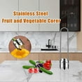 thumbnail image 6 of Red Bell Pepper Corer - Pepper, Pineapple, Pear, Apple Corer - 304 Stainless Steel, Rust Resistant, Designed for a Wide Range of Fruits and Vegetables - Easy to Clean, 6 of 7