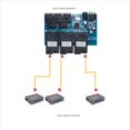 thumbnail image 5 of 2X Conmutador de Fibra Ethernet 100M Placa PCBA Convertidor de Medios ÓPticos 20Km 3 Fibra 3 RJ45 Soporte RPOE Interruptor de Fibra SC Simplex, 5 of 5