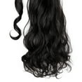 thumbnail image 2 of SHCKE 20" 22" Ponytail Extension Straight Curly Wrap Around Ponytail Extensions Synthetic Fiber Hair Extension Natural Black Hairpiece for Women, 2 of 4