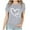 Gray(Style 67), variant on Trendy Blouses Women'S Casual Short-Sleeve Valentine'S Day Print T-Shirt Round Neck Summer Tops