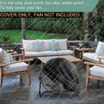 thumbnail image 4 of Industrial Fan Cover,Waterproof and Dustproof for High Speed Floor Fan(24" x 7.5" x 24"), 4 of 5