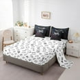 thumbnail image 6 of Feelyou Cartoon Game Console Twin Bedding Sets 7-Piece for Kid, Glowing Honeycomb Bedding Comforter Set, Pink Blue Abstract Reversible Sheet Sets, Microfiber Bedroom Decor, 6 of 9