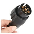 thumbnail image 3 of Towing Socket Parts Plastic lamp Brass RV Towbar Trailer Waterproof 1pcs 7Pin To 13Pin Accessories ,Variety of Features, 3 of 6