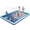 7 x 10 ft-extra large, variant on 97"x 67" Splash Pad for Dogs, Rantangle Splash Pad for Kids Ages 4-8, Splash Pads for Toddlers 1-3, Dog Sprinkler Shallow Pool, Outdoor Water Toys for Backyard, Teal(5.5 x 7 ft)