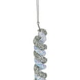 thumbnail image 3 of 7" Gray and Blue Glitter Spiral Twist Icicle Christmas Ornament, 3 of 3