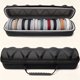 thumbnail image 1 of Estuche rígido para relojes, organizador portátil con forro de terciopelo y cremallera, ideal para viaje, almacenamiento compacto y duradero, compatible para hombre y mujer, 1 of 4