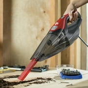 Dirt Devil Scorpion Plus, Corded Handheld Vacuum Cleaner, Pet Friendly, for Multi-Surfaces, Powerful Suction, Built-in Crevice Tool, SD30025B, Red