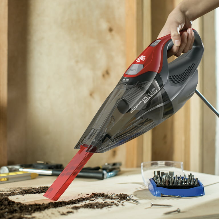 This handheld vacuum with a unique pivoting nozzle and powerful