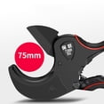 thumbnail image 4 of de tubos Tipo trinquete Mango antideslizante de repuesto 75 mm Hombres Regalo Tijeras para tubos para ABS, , PPR Tubería Macarena Cortatubos, 4 of 8