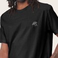 thumbnail image 5 of Dalix UFO Embroidered Cotton Relaxed Boxy Fit Short Sleeve Crewneck Tee Shirt Mens in Dark Gray M Medium, 5 of 5
