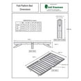 thumbnail image 4 of KD Frames Fold Platform Bed - Full, 4 of 5