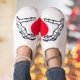 thumbnail image 5 of Pantufla Zapatillas para parejas, zapatos acogedores de algodón para el hogar, zapatillas suaves y lindas de dibujos animados para mujeres y hombres Wdftyju Tenis De Mujer Tenis De Hombre, 5 of 8